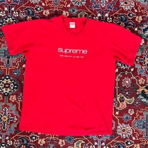 Supreme tee mens Large
